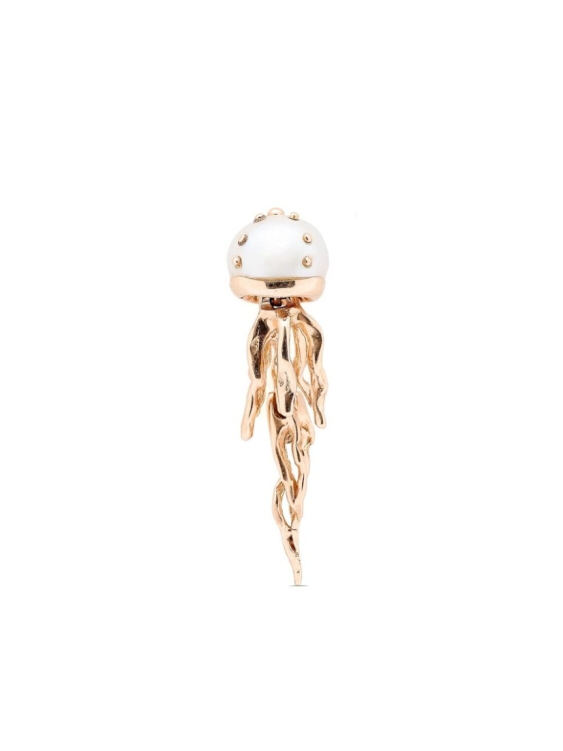 

Серьги Mini Jellyfish из розового золота с жемчугом Bibi van der Velden, розовый