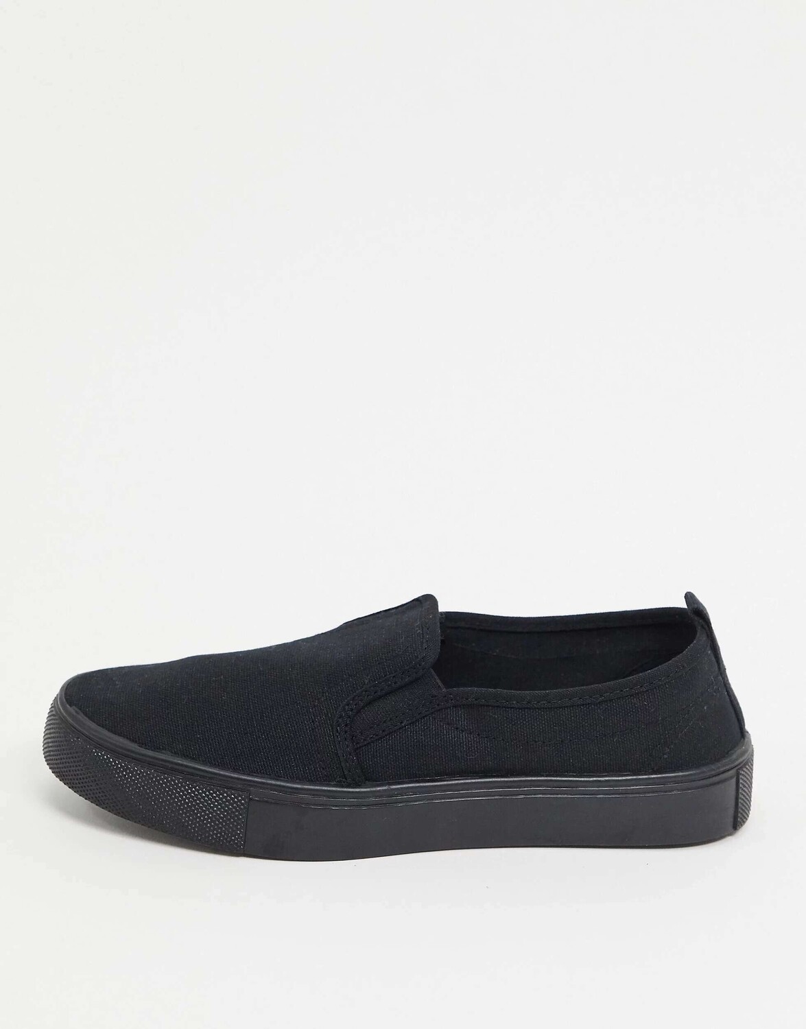 

Черные плимсоллы слипоны ASOS Dotty