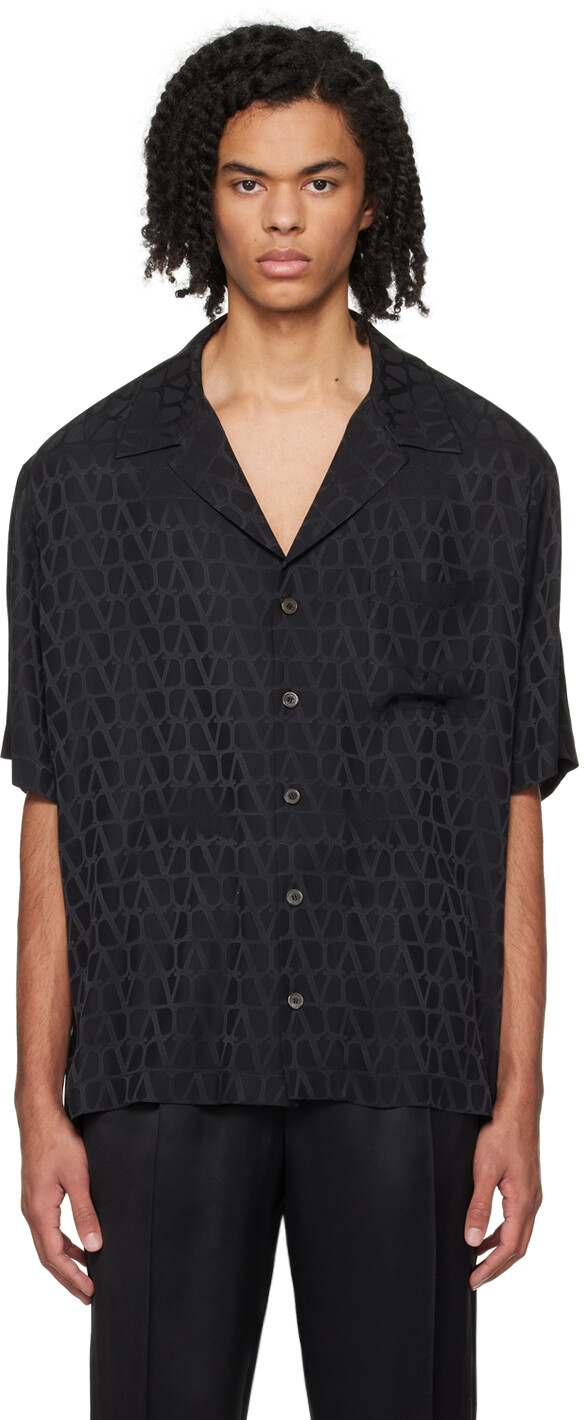 

Черная рубашка Toile Iconographe Valentino, цвет Black