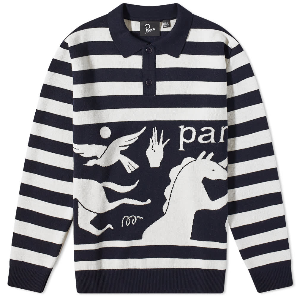 

Футболка By Parra Basket Bird Horse Knitted Polo