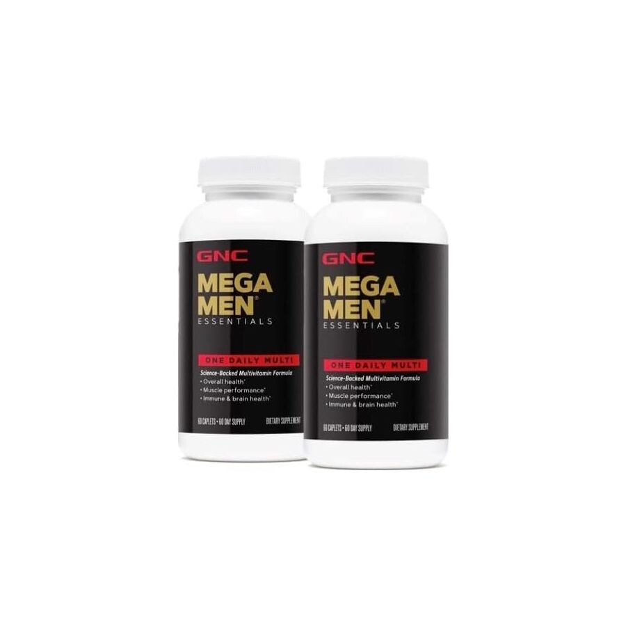 

Мультивитамины GNC Mega Men Essentials One Daily, 2 упаковки, 60 капсул