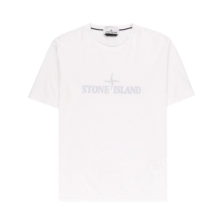 

Футболка Stone Island Script T-Shirt 'White', белый