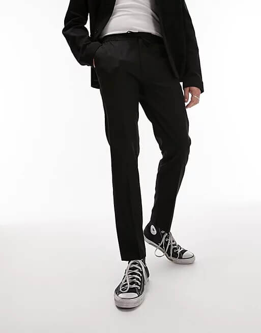 

Брюки Topman Skinny Smart, черный