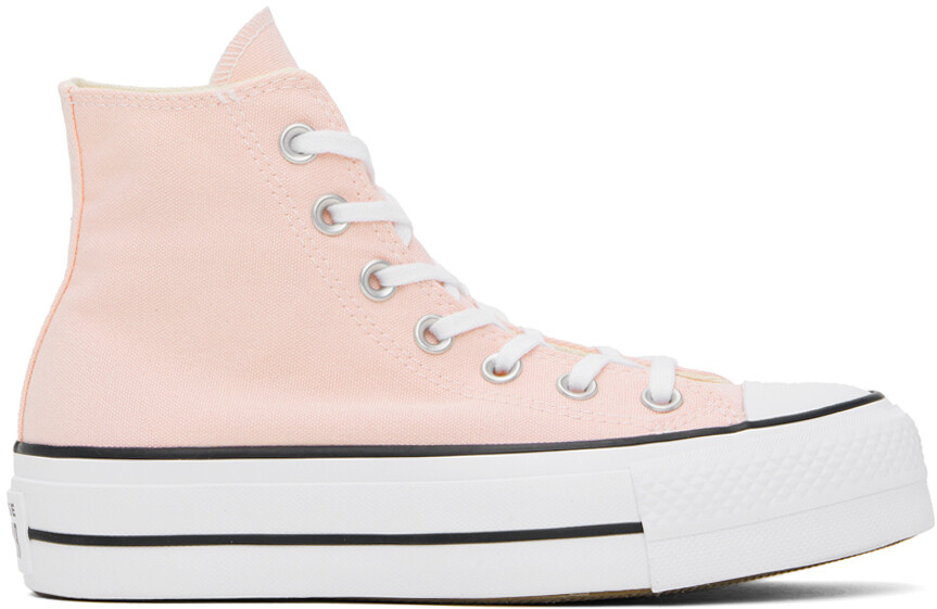 

Розовые кроссовки Chuck Taylor All Star Lift Converse, цвет Donut glaze/White/Black, Розовый, Розовые кроссовки Chuck Taylor All Star Lift Converse, цвет Donut glaze/White/Black