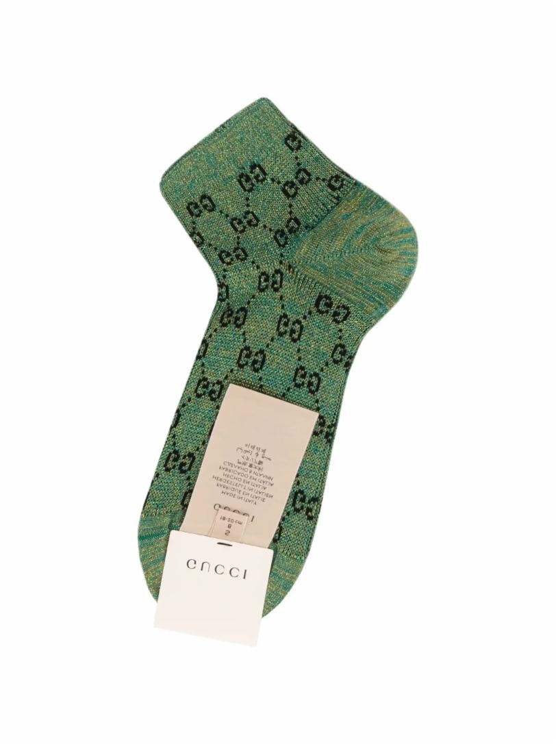 

Носки с монограммным принтом Gucci
