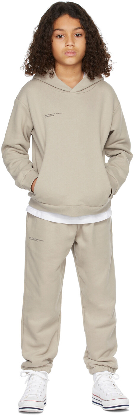 

Толстовка Kids Taupe из органического хлопка 365 PANGAIA
