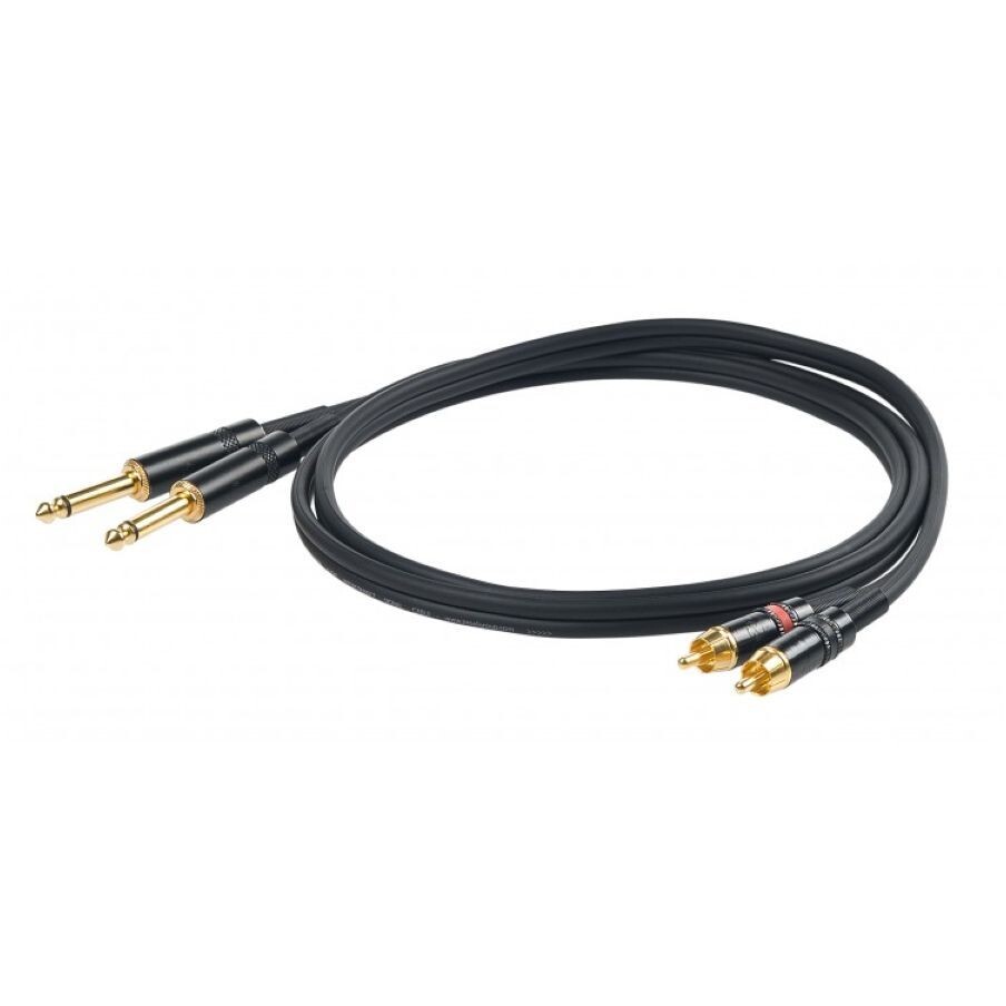 

Кабель Proel DHG530LU5 RCA 2X на разъем 6,3 мм
