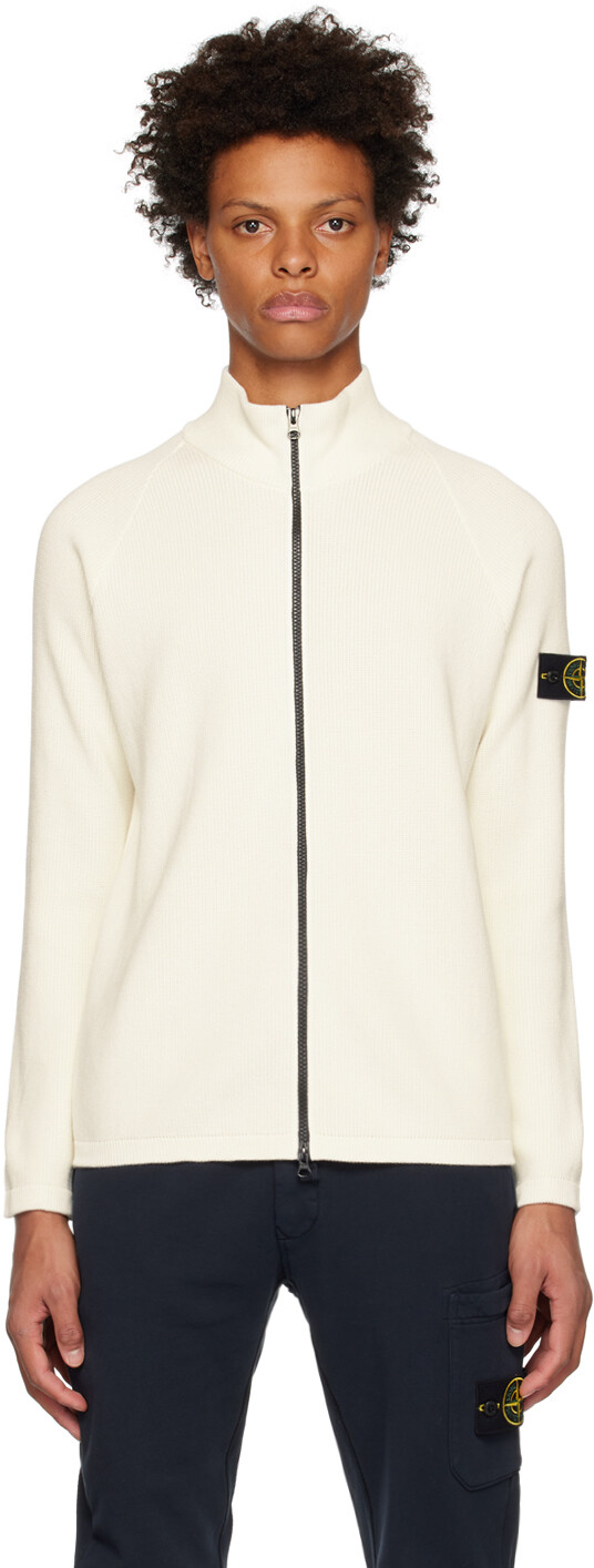 

Свитер на молнии Off-White Stone Island, Белый