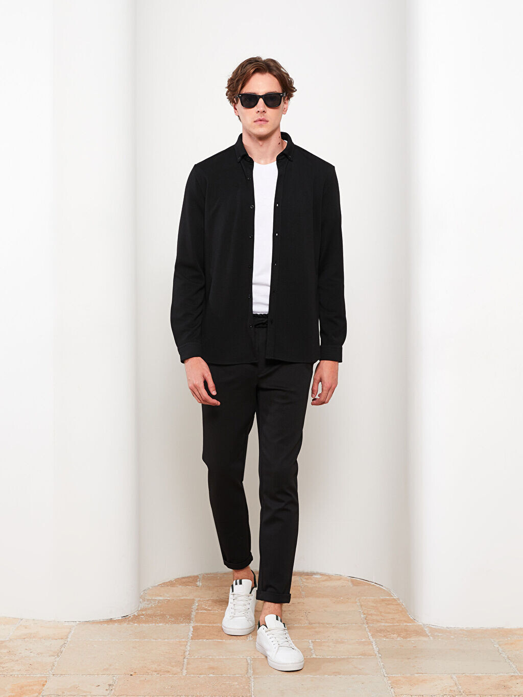 

Трикотажные мужские брюки Slim Fit LCW Vision, Черный