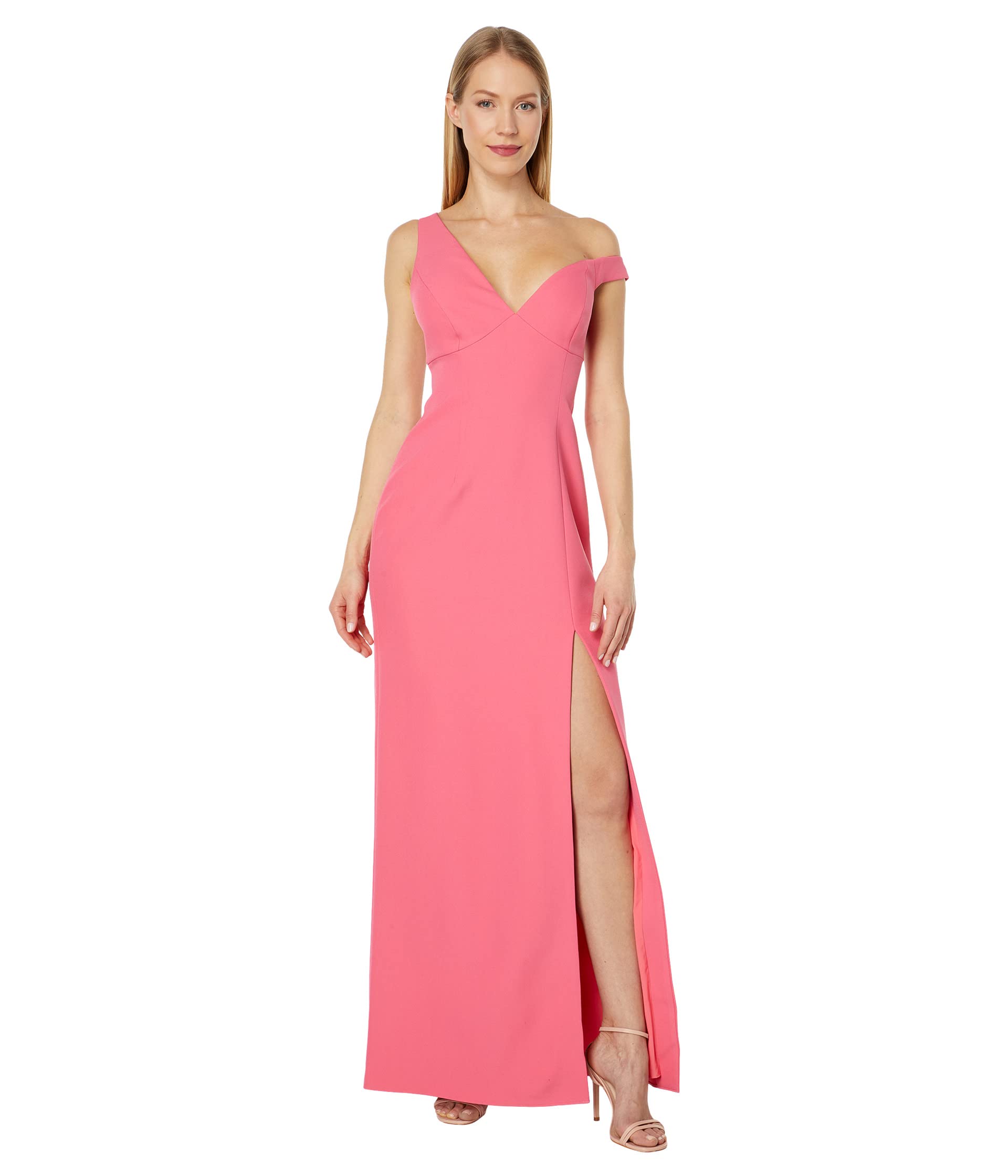 цена Платье BCBGMAXAZRIA, Asymmetric One Shoulder Evening Dress