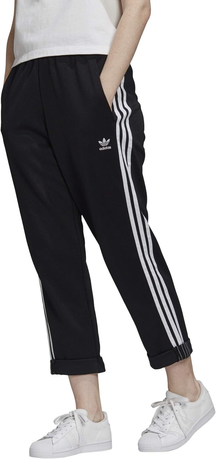 

Брюки-бойфренды с 3 полосками adidas, черный