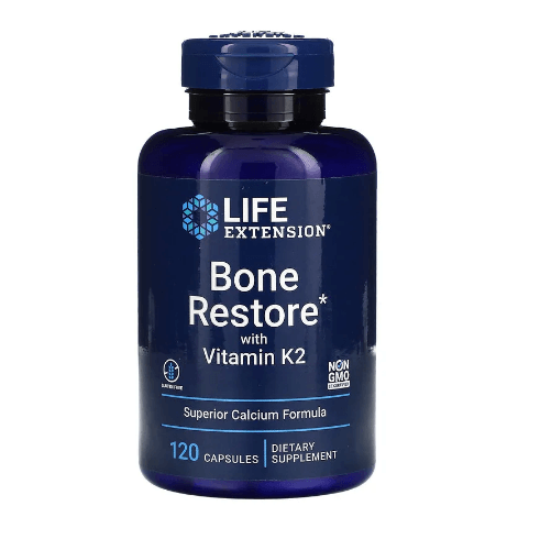 Витамин K2 Bone Restore 120 капсул Life Extension life extension bone restore восстановление костей 120 капсул