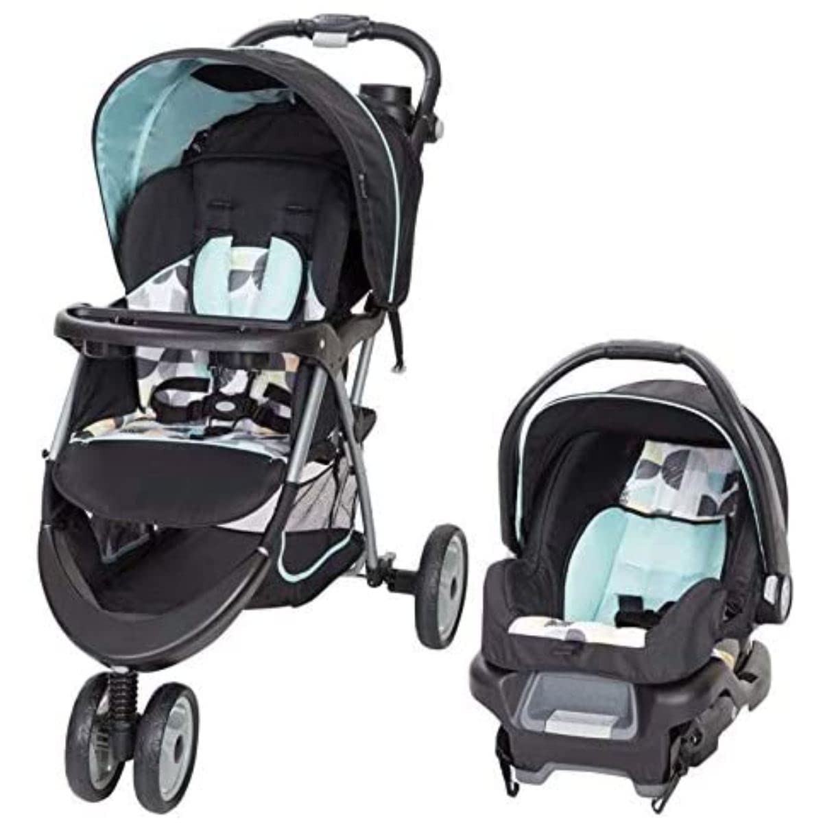 Детская коляска + автокресло Baby Trend EZ Ride 35, черный автокресло takara нв 35