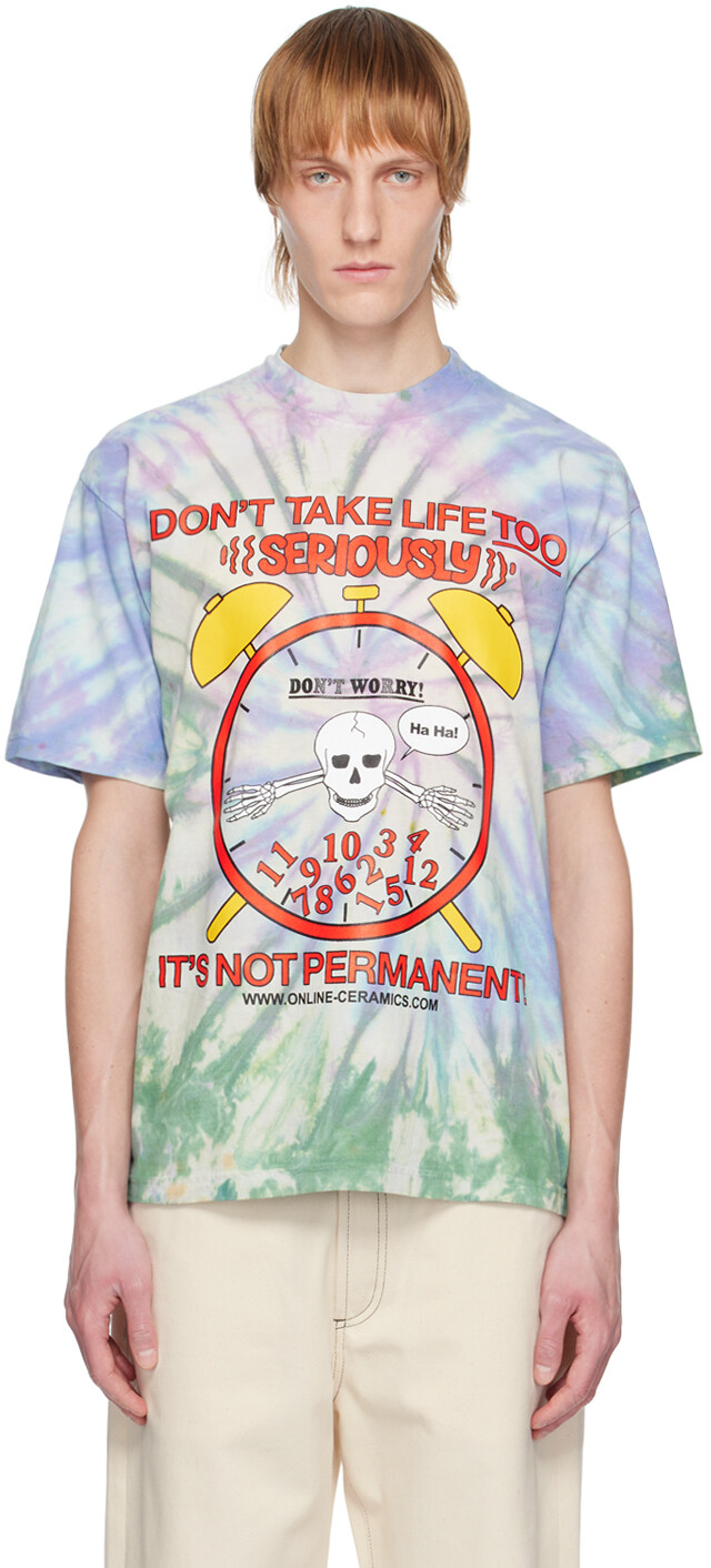 

Футболка Off-White с надписью Don't Worry Online Ceramics