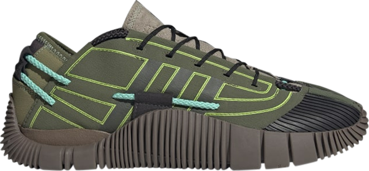 Кроссовки Adidas Craig Green x Scuba Phormar 'Customized', зеленый