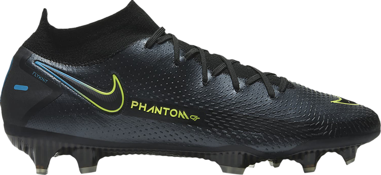 Бутсы Nike Phantom GT Elite DF FG 'Black Cyber', черный
