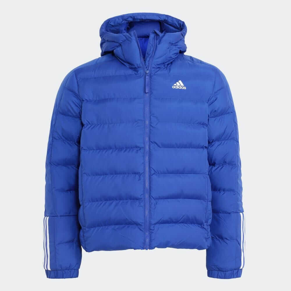 

Пуховик Adidas Itavic Three Stripes, синий