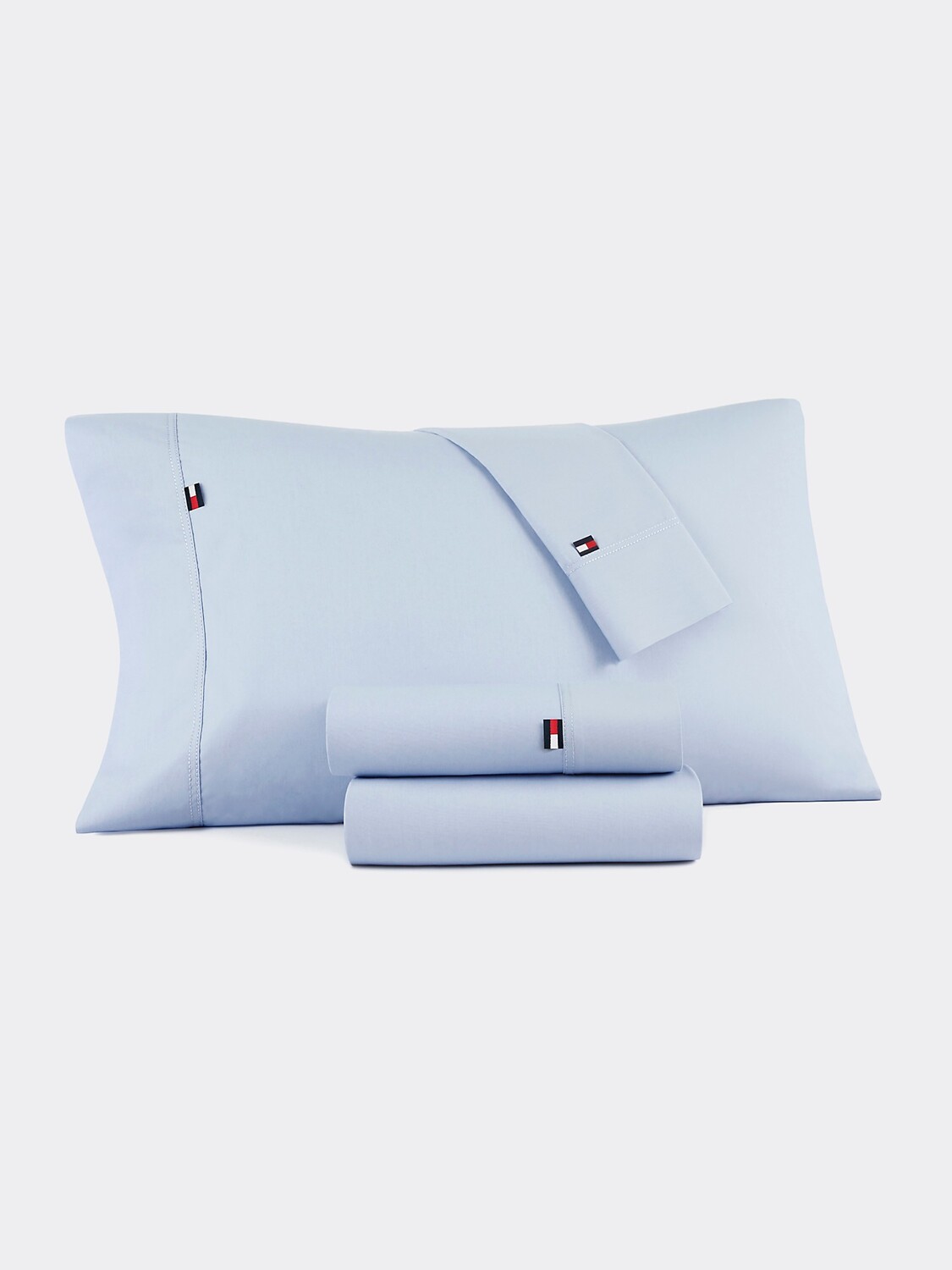 

Комплект наолочек signature solid светло-синий Tommy Hilfiger, светло-синий