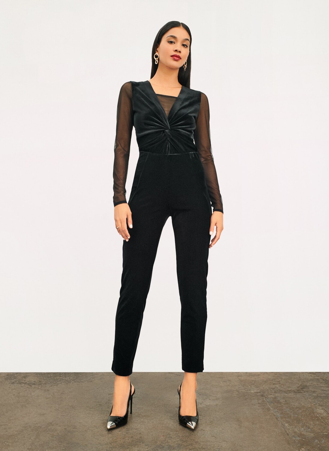

Бархатные леггинсы Donna Karan