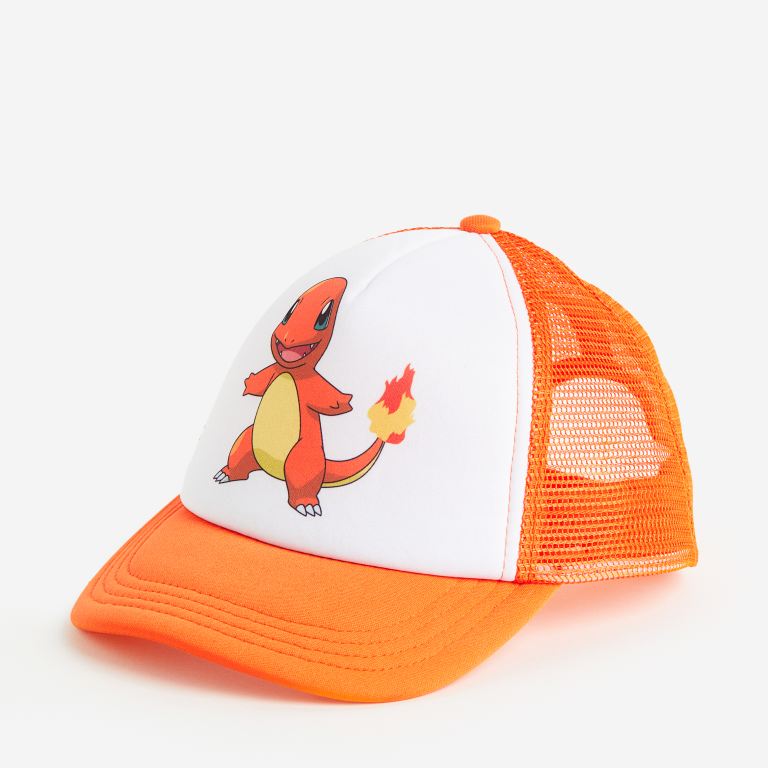 Кепка H&M x Pokémon Printed, оранжевый/белый модная детская кепка ins с козырьком регулируемая детская солнцезащитная шапка хлопковая детская бейсболка весенняя кепка в стиле хип хоп