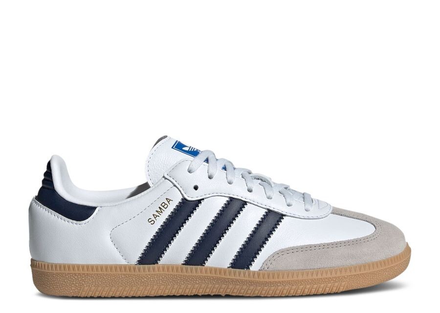 

Кроссовки adidas Samba Og Big Kid 'White Night Indigo Gum', белый