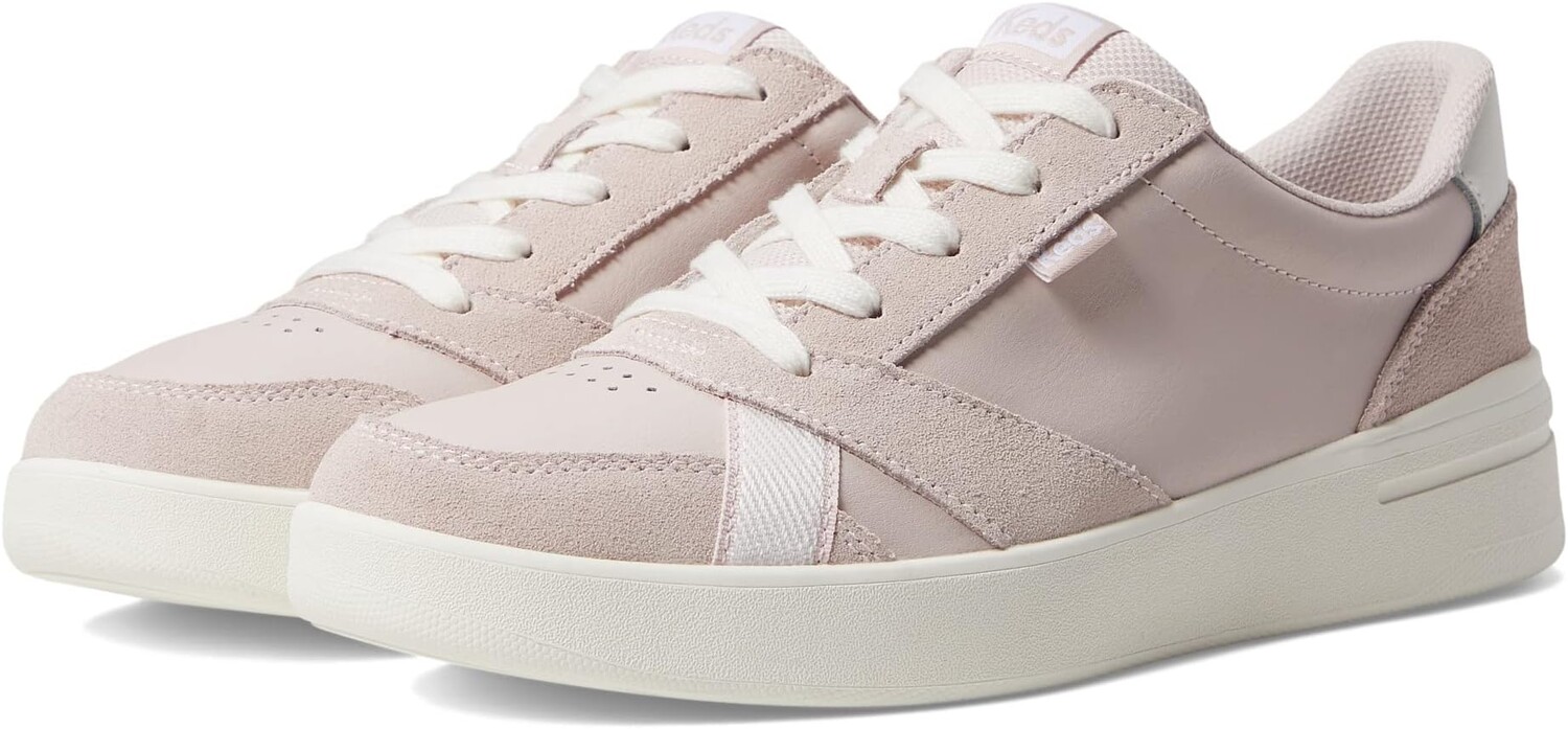 

Кроссовки The Court Leather/Suede Keds, цвет Light Pink/White, Розовый