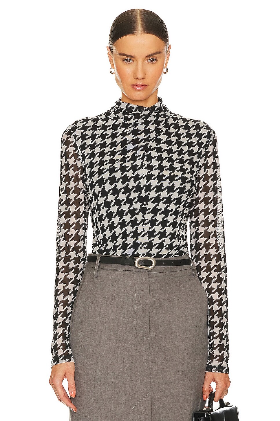 

Топ Sanctuary Make A Statement, цвет Pulse Houndstooth