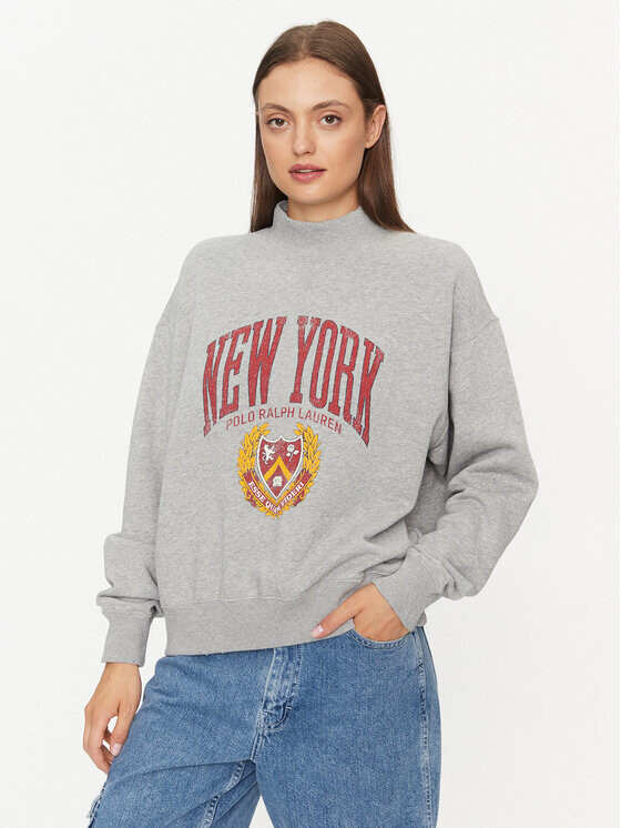 

Толстовка обычного кроя Polo Ralph Lauren, серый