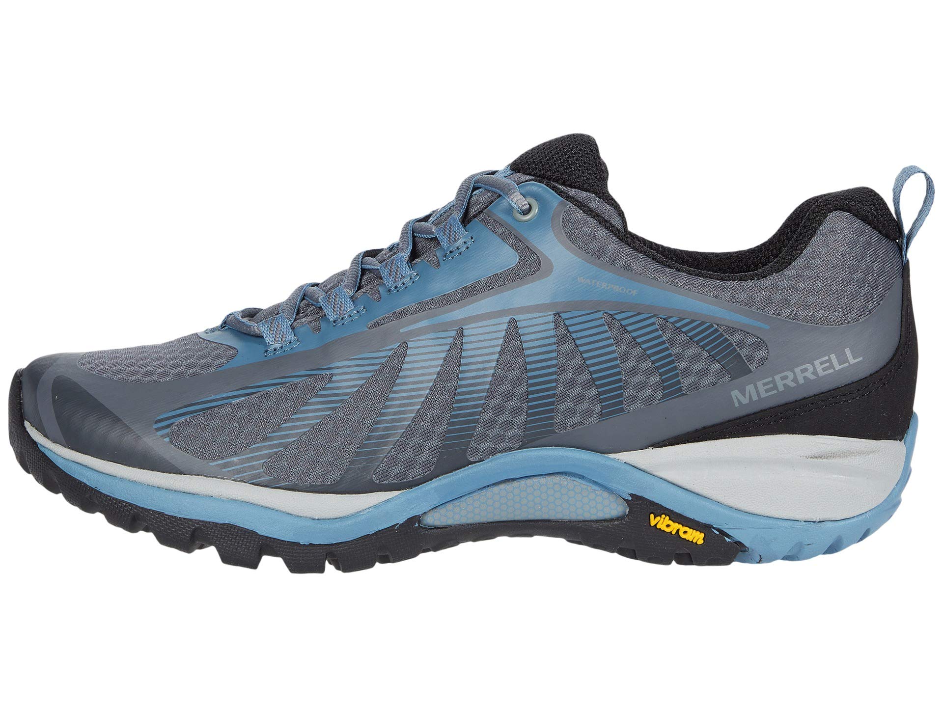 Треккинговые кроссовки Merrell Siren Edge 3 Waterproof, синий/серый