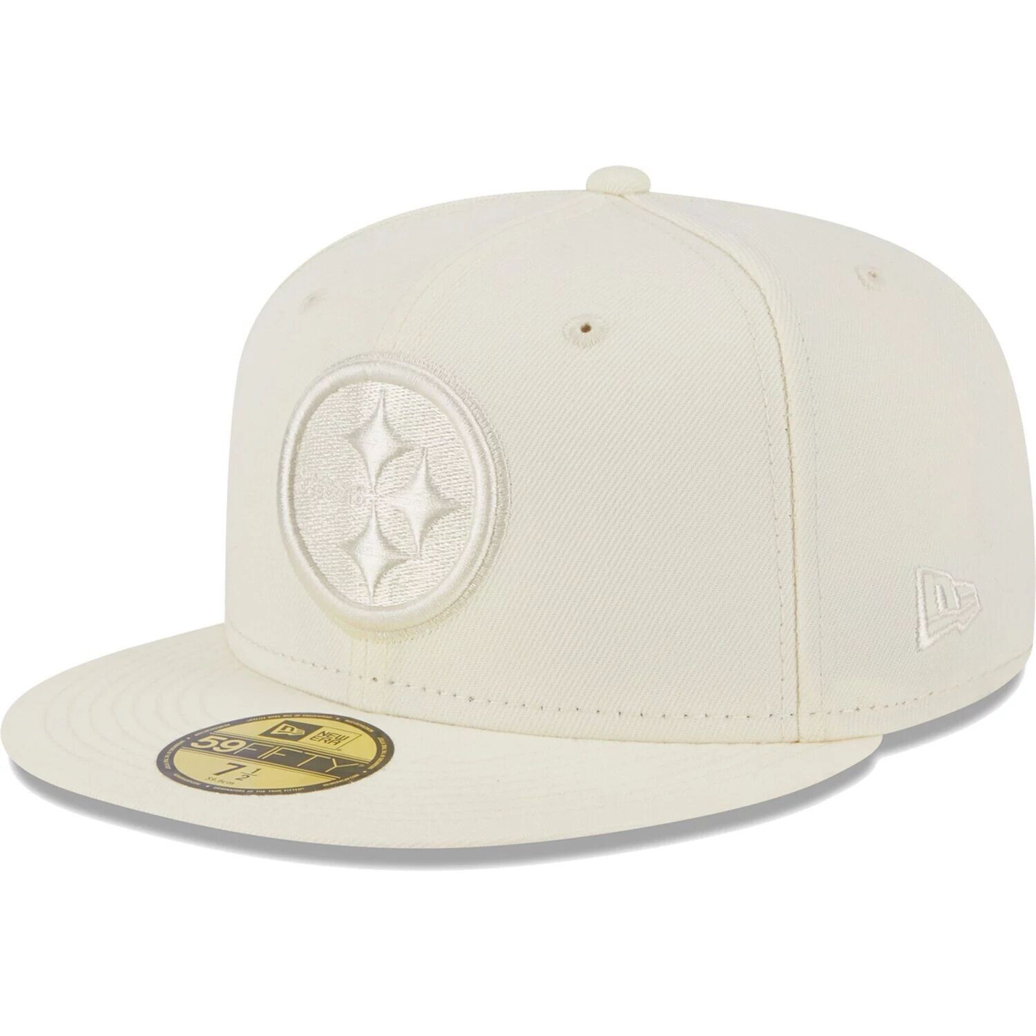 

Мужская кремовая кепка New Era Pittsburgh Steelers Color Pack 59FIFTY приталенная шляпа