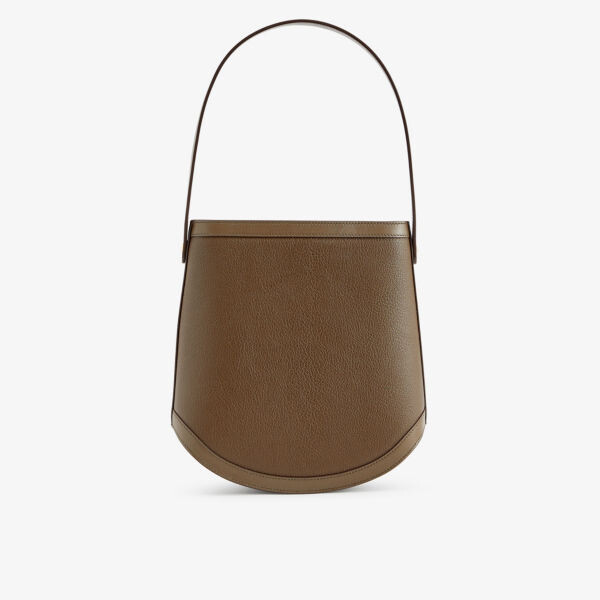 

Кожаная сумка bucket с верхней ручкой Savette, цвет mink