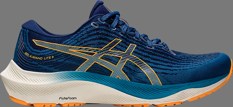 Кроссовки gel kayano lite 3 'azure amber' Asics, синий - фото