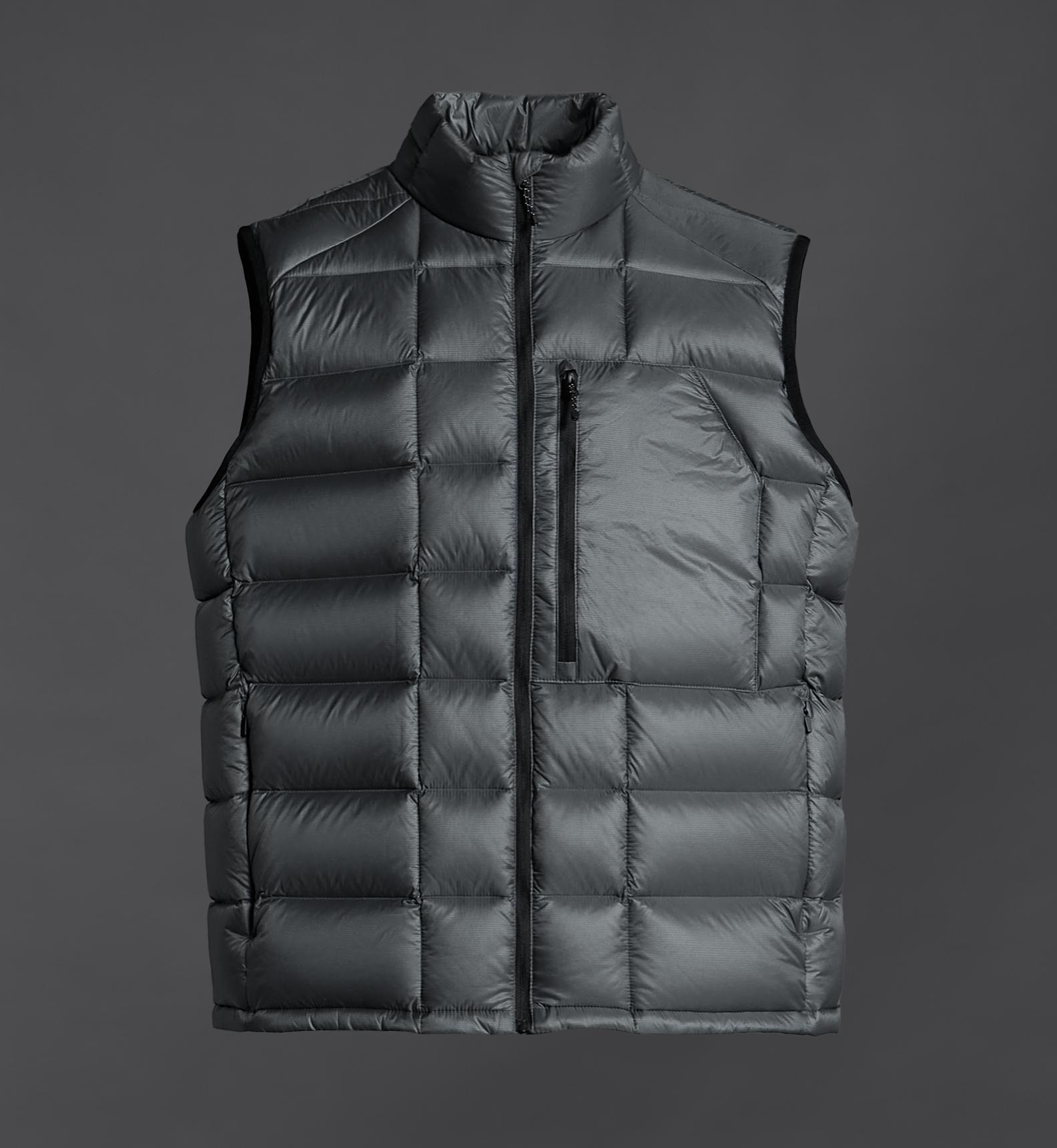 Жилет Zara Lightweight Puffer, темно-серый куртка zara lightweight down puffer чёрный