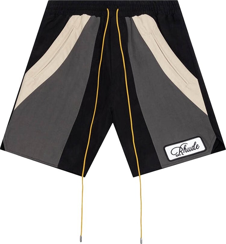 

Шорты Rhude Cursive Patch Short 'Black', черный