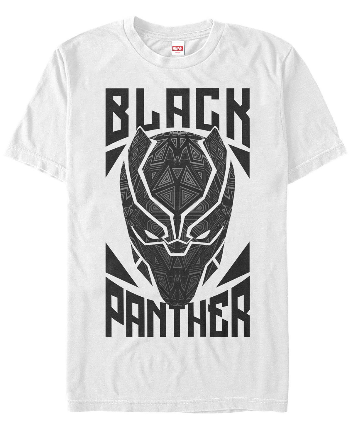 Черная пантера marvel, мужская геометрическая маска, футболка с коротким рукавом Fifth Sun, белый