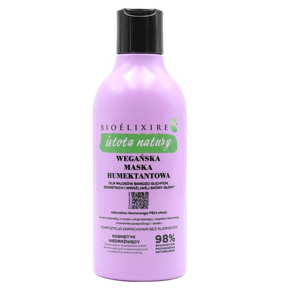 

BIOELIXIRE Essence of Nature веганская увлажняющая маска для волос 400мл