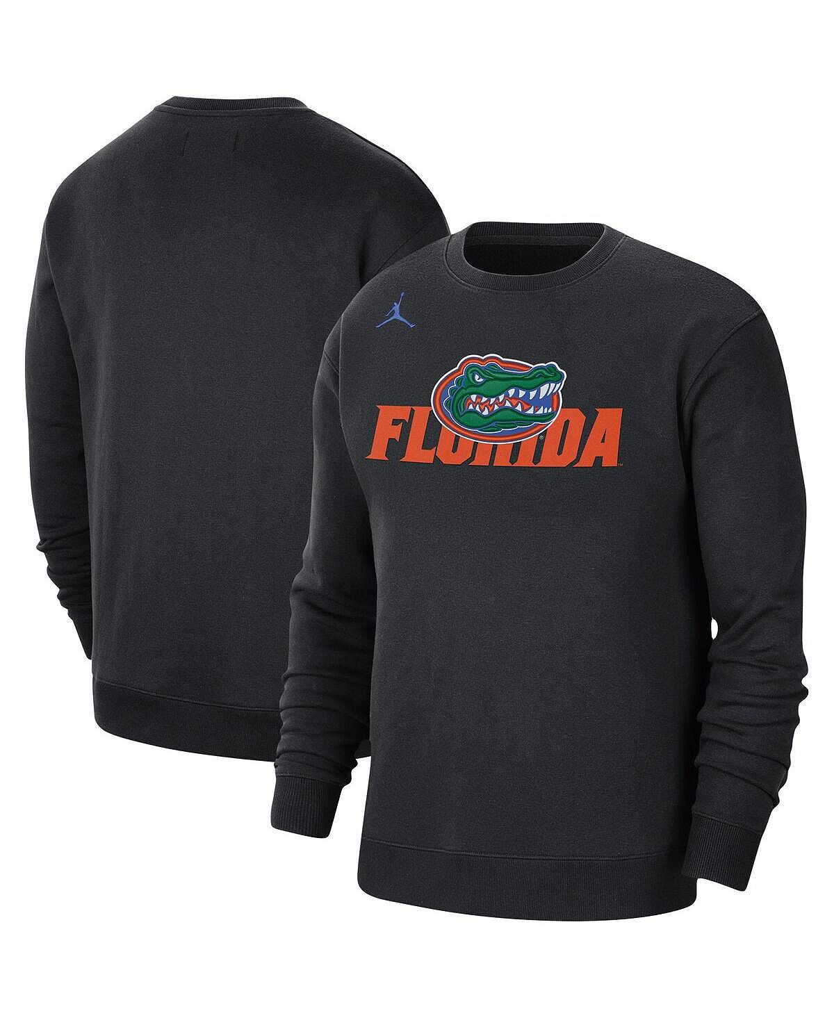 

Мужская черная флисовая толстовка с капюшоном florida gators team team Jordan, черный