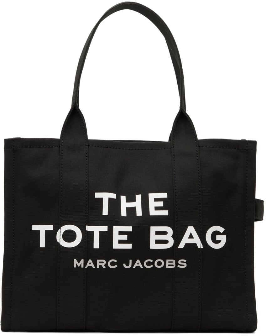

Черная большая сумка с короткими ручками Marc Jacobs, Черный