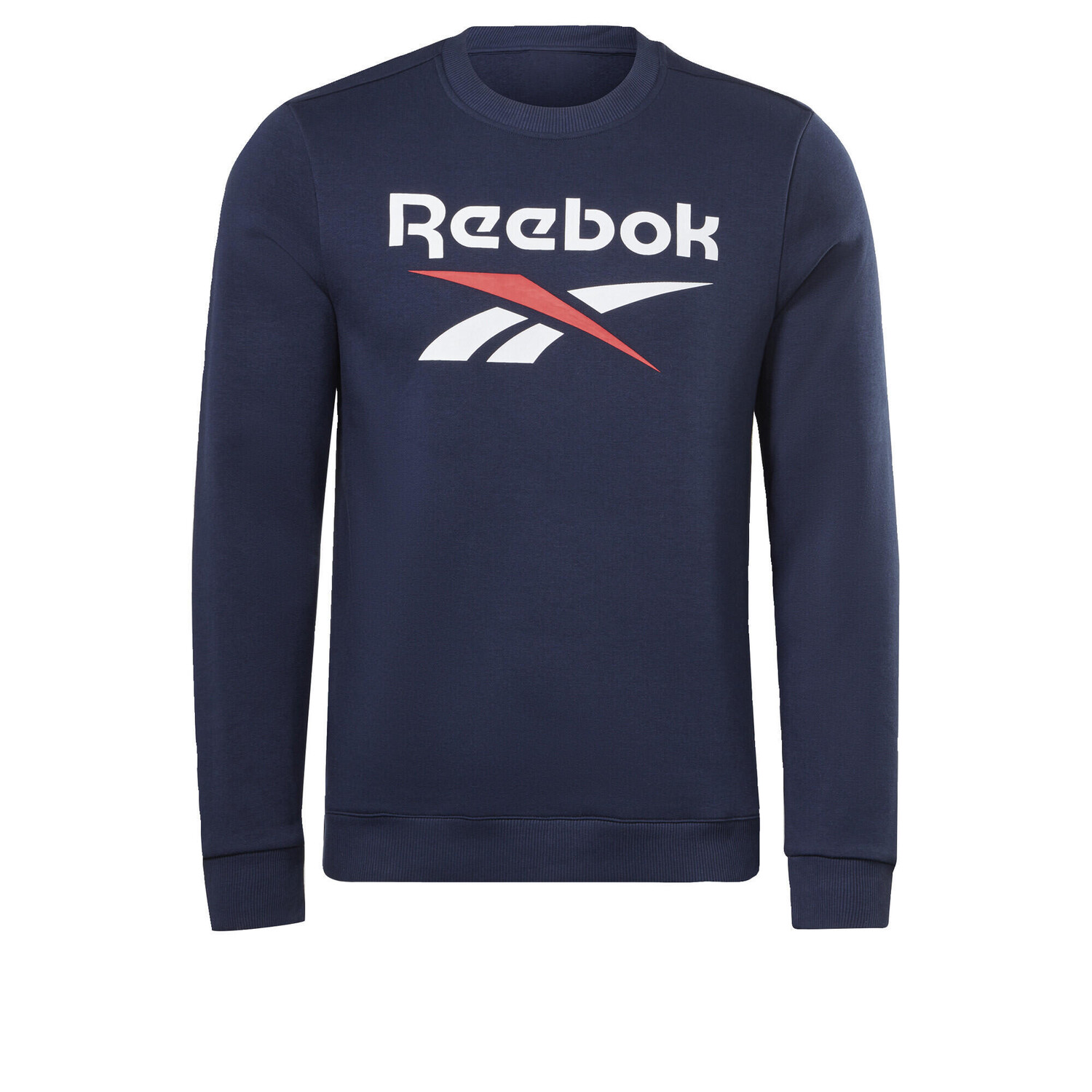 

Толстовка Reebok Identity Fleece с круглым вырезом и логотипом, черный