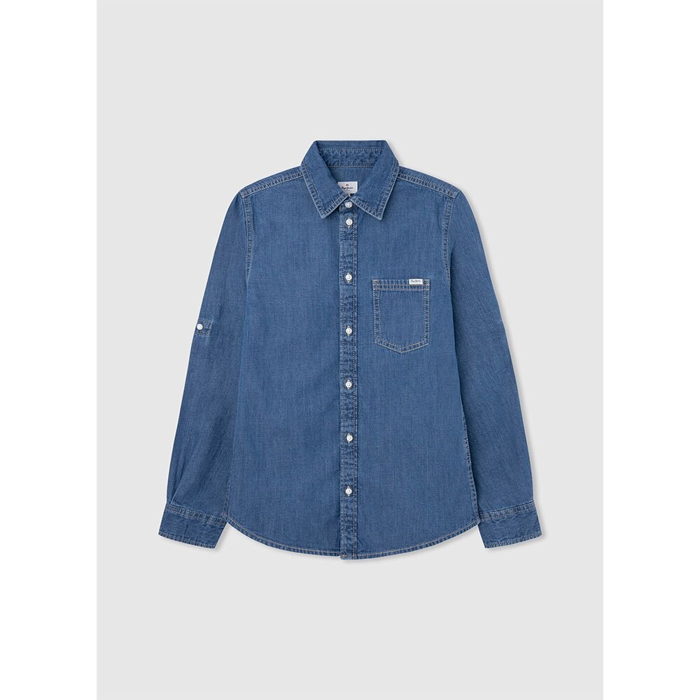 

Рубашка с длинным рукавом Pepe Jeans Portez, синий