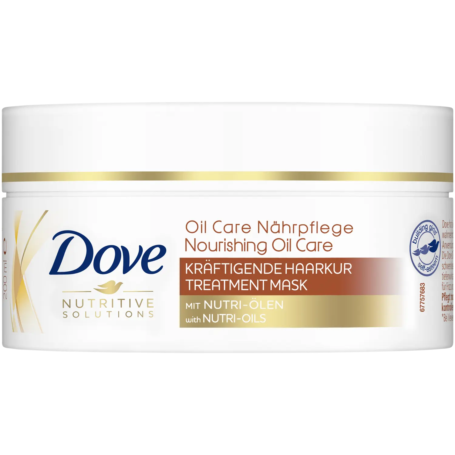 

Dove Nour Oil Care маска для сухих волос, 200 мл