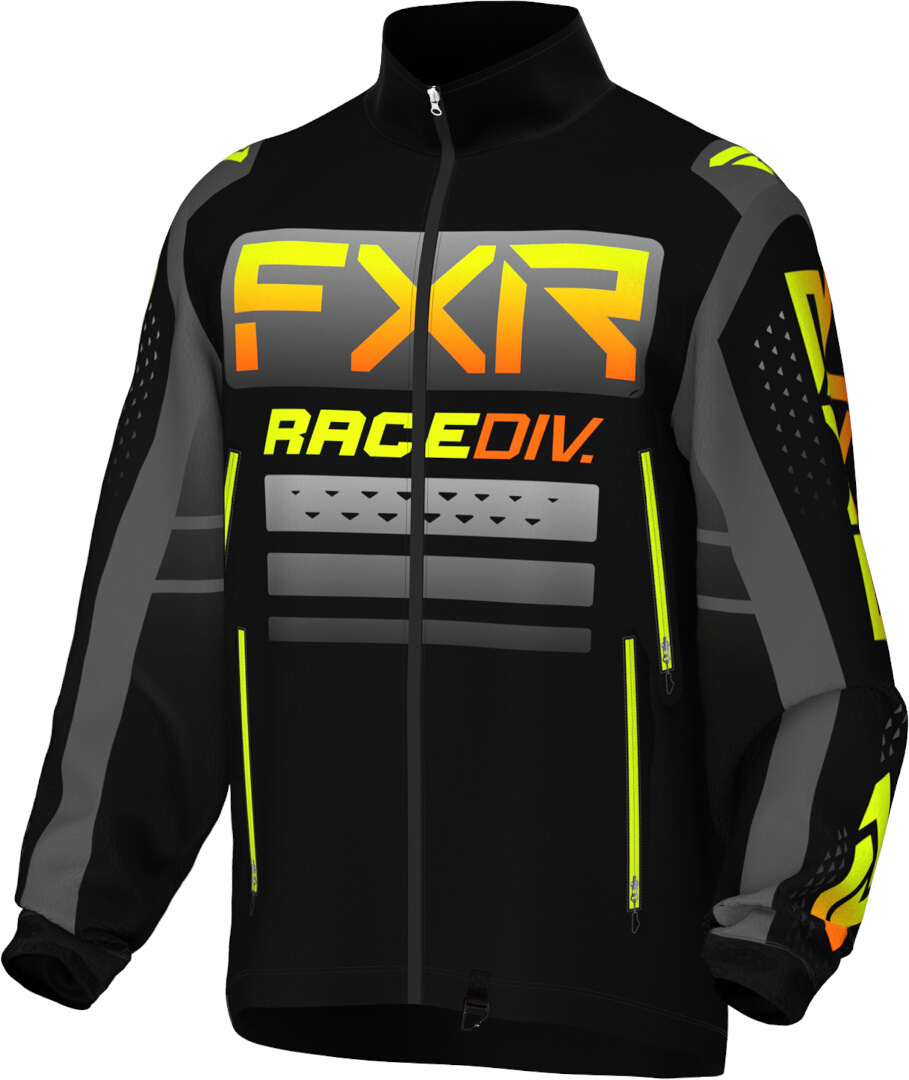 Куртка FXR RR Lite для мотокросса, черный/желтый куртка для мотокросса rr lite fxr синий флуоресцентно желтый