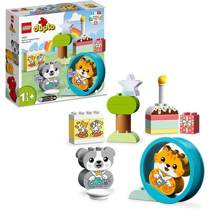 

Конструктор Lego 10977 Duplo мой первый щенок и котенок со звуком