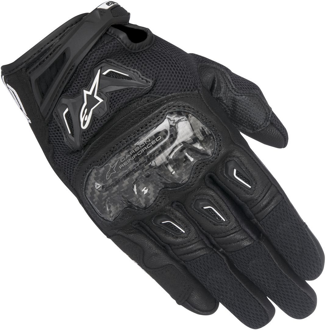 перчатки alpinestars smx 2 air carbon v2 черный Женские мотоциклетные перчатки Alpinestars Stella SMX-2 Air Carbon V2, черный