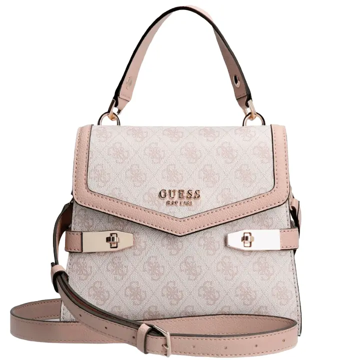 

Сумка сэтчел Guess Zadie 4G, светло-розовый