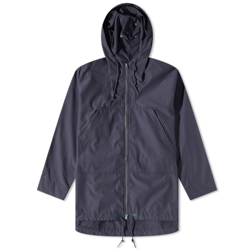 

Нейлоновый халат на молнии Nigel Cabourn, Серый