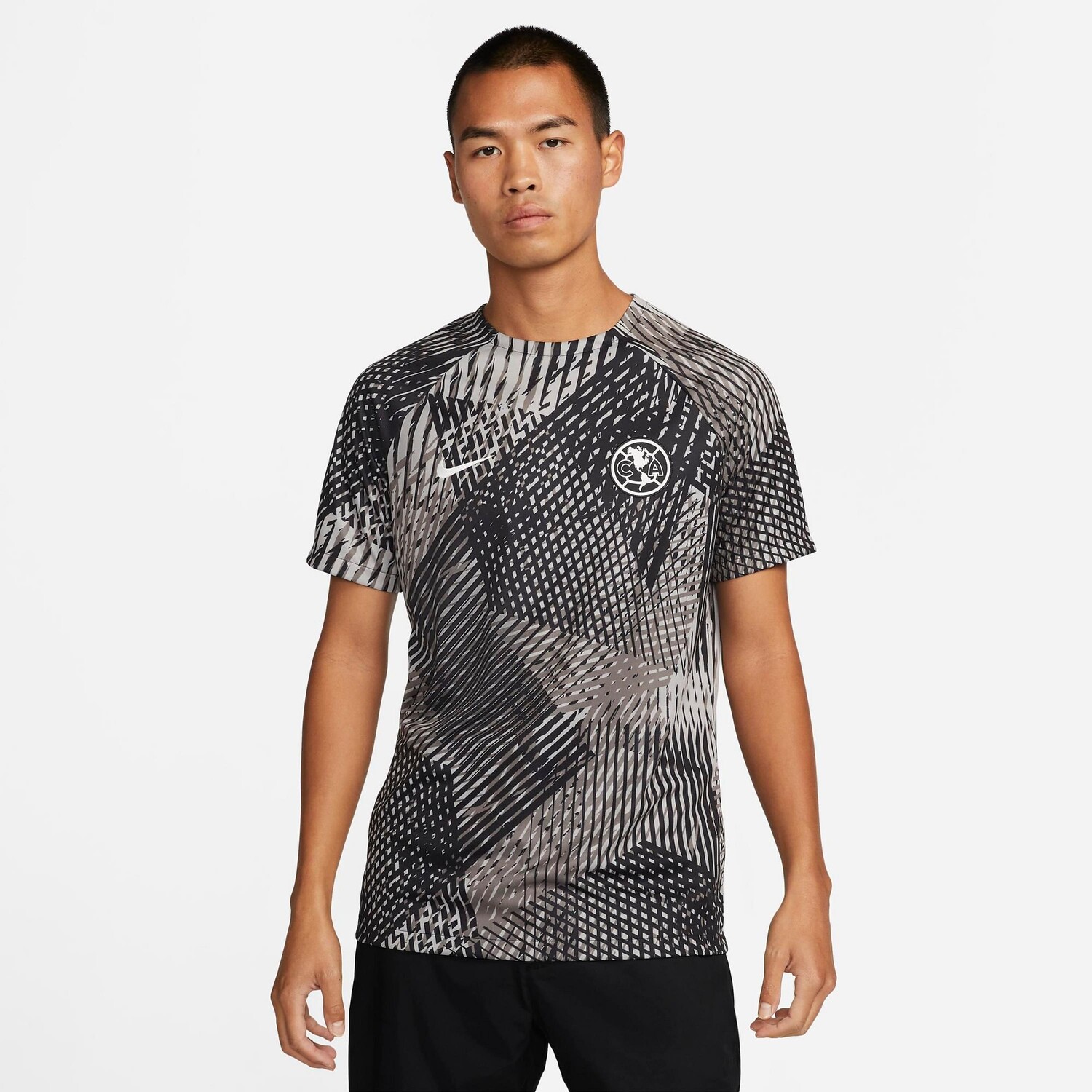 

Мужская предматчевая футбольная футболка Nike Club América Dri-FIT, черный
