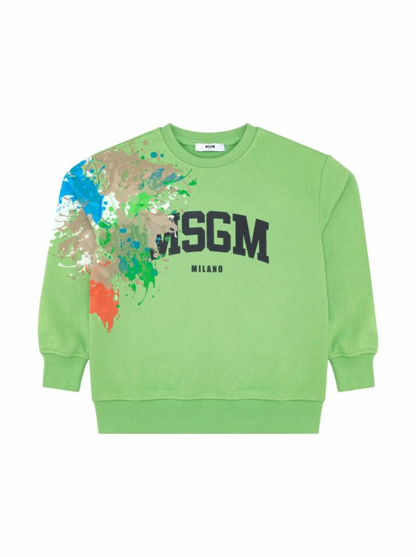

Хлопковый свитшот с принтом MSGM