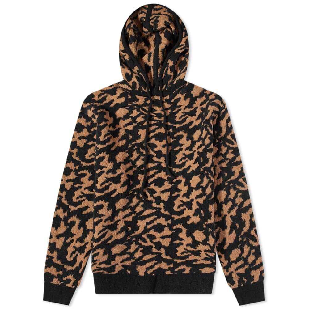 

Толстовка Nanushka Oskar Compact Boucle Knit Hoody, Черный