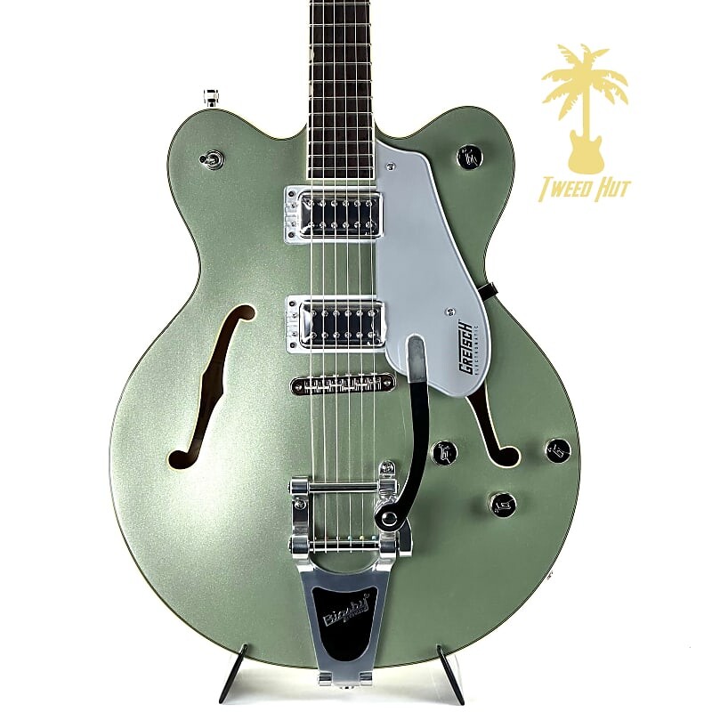 

Gretsch G5622T Electromatic Center Block Double Cutaway с Bigsby, гриф Laurel Aspen Green G5622T Electromatic Center Block Double Cutaway with Bigsby, Laurel Fretboard